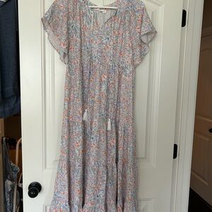 In Bloom Pastel Floral Dress